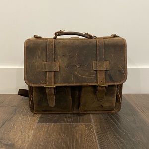 House of Flynn Camera Bag, Baby Bag, Diaper Bag Leather Convertible to Backpack